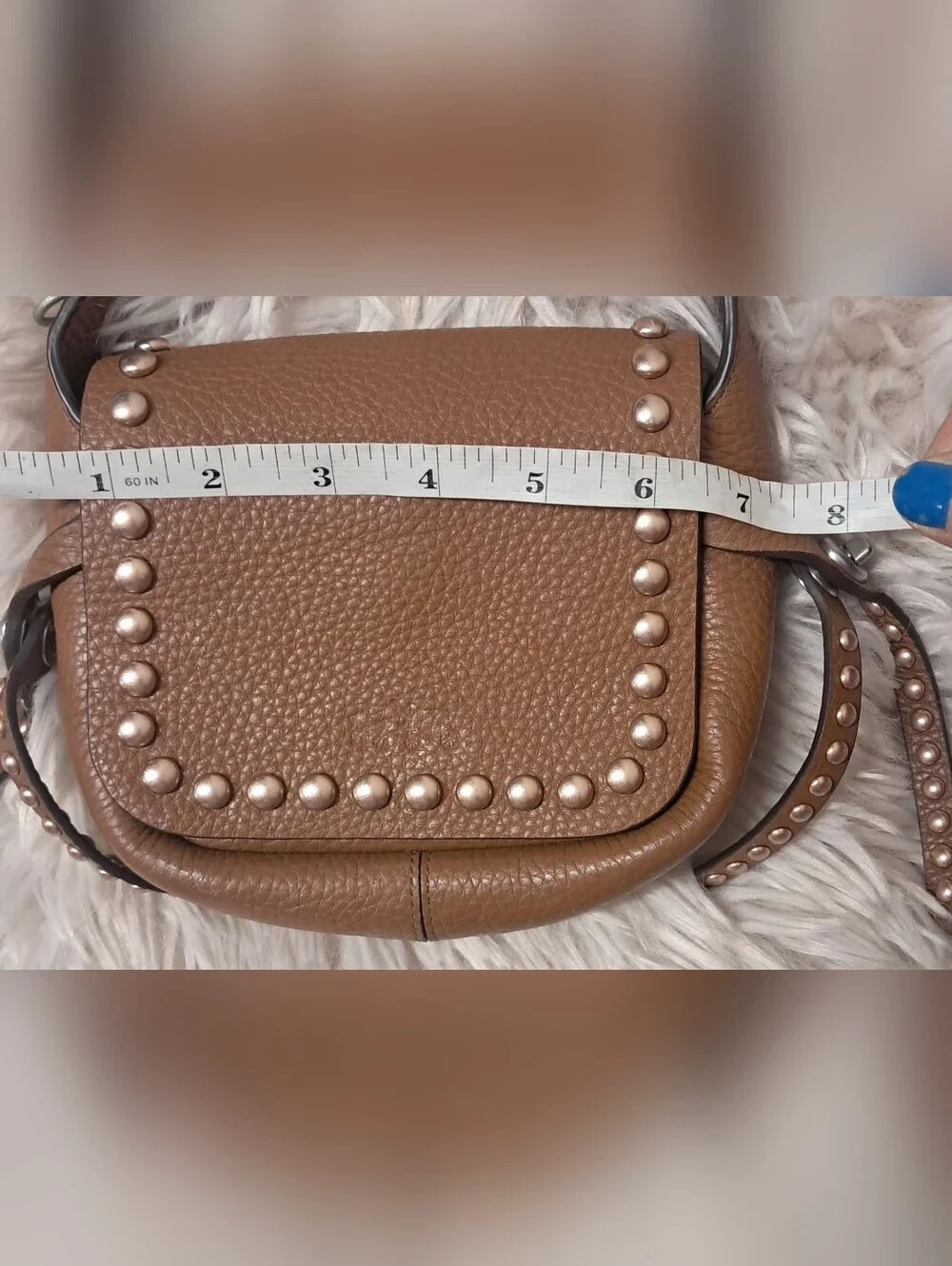 Authentic COACH Dakotah 15 Mini Saddle Crossbody Bag - Picture 4 of 7